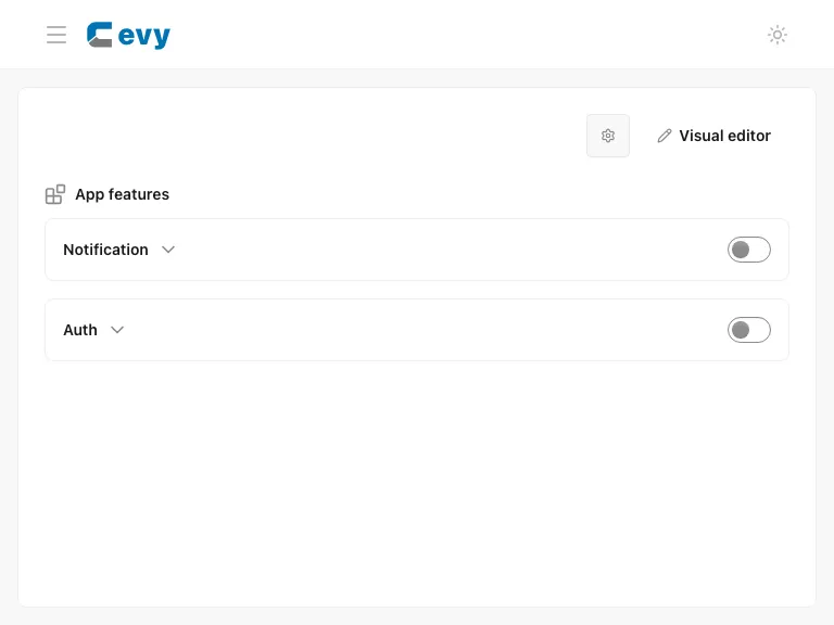 App features overview